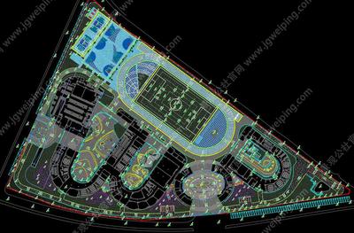旭辉项目-青砖艺术的主题花园-渐变风格的铺装艺术-某中学校园景观项目全套施工图