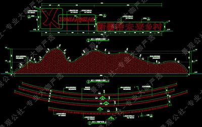 未来乡村规划-书法艺术-中医养生-乡愁怀旧-石笼景墙-某未来主题美丽乡村项目景观全套施工图