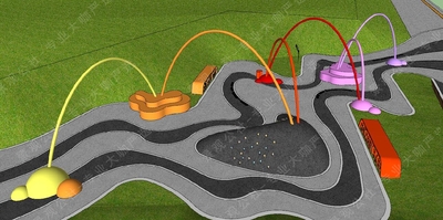 ****院设计-无动力戏水儿童乐园-全民泳池-EPDM山丘-某高端地产项目大区景观全套施工图