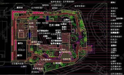 合肥某简约中式私家豪宅中式庭院景观设计全套施工图