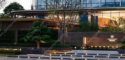 新-泰式园林酒店为范本-空中山径叠院为理念-星级酒店体验为标准-**设计院-超高调性酒店风格展示区景观全套施工图