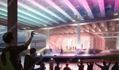 境外景观-城市滨水空间参考-河道生态景观案例-某城市滨水公园景观设计方案