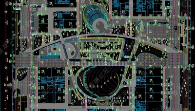 斜面屋顶花园-下沉景观中庭-洗米石座椅-水磨石种植-不锈钢穿孔景墙-片墙花池-叠级花池-某高科技产业生态园景观全套施工图