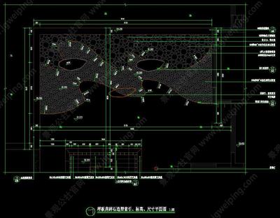 G-001-L-022样板房碎石造型-景观小品施工图
