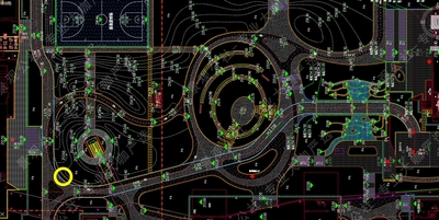2024最新-音乐剧场-叠级水景-入口景墙跌水-入口条形水景-自然水景-某国际实验学校校园景观工程全套施工图