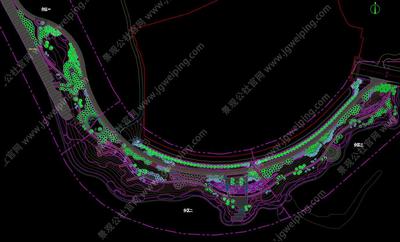 观光塔楼-坡道沙坑-滨水栈道-钢构廊架-某滨水风光带项目景观方案+SU模型+全套施工图
