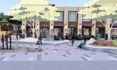 G-001-L-023现代极简风格玻璃钢座凳CAD施工详图