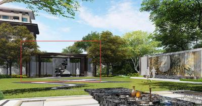 G-002-L-033曲水之源景亭-古典曲水屏风-圆形镂空天窗-景观建筑小品施工图