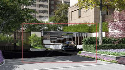 G-003-L-030北区地下车库-栅栏围栏-节点小场景施工图