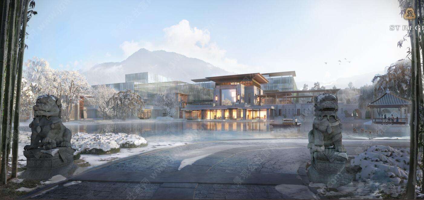 W-07-L-035奢华级度假酒店-杭州某酒店景观设计方案