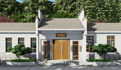 S-10-Z-021四合院庭院景观设计方案+超精细SU模型+CAD总图