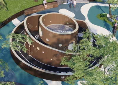 最新-道合设计-城市社区旧改项目资源-太极文化墙-共享客厅-记忆大树-便民驿站-LOGO景墙-城市社区旧改项目景观全套施工图