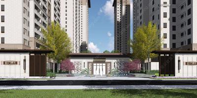 G-003-L-029新中式北区入口-轴对称景墙-节点小场景施工图