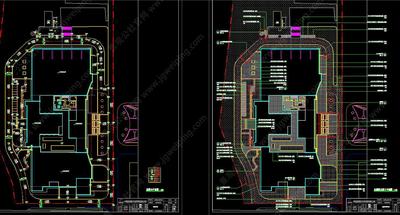 G-010-L-010某高校航空科技楼周边及屋顶花园景观全套施工图