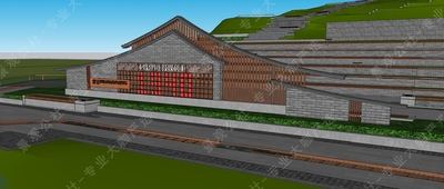 2024新-道合设计-工业风项目-大高差城市公园-青砖-锈板-创意景墙-冲孔锈板发光座椅-山地公园微改造项目景观全套施工图