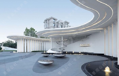 2024新-钢结构网红曲线艺术廊架-高调性酒店入口水景-动漫主题-室外烧烤吧台-某动漫主题酒店景观深化方案+全套施工图