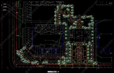 G-004-005精品展示区植物设计-植物施工图