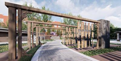 西周文化元素创意方案-某校园景观设计方案