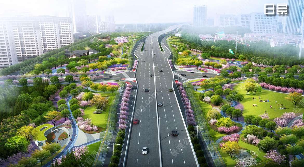 绿地-公园-绿道-桥下空间-科技-自然-科普-互动体验-道合-某省建等甲级院设计-最新严选-六个城市大道及沿线绿地提升方案集合