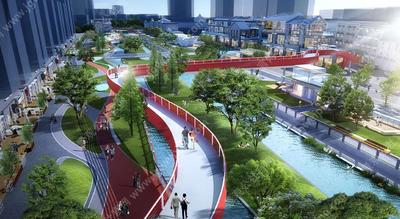 新-景观未来市场走向城市更新设计-城市滨水特色商业街更新改造项目-景观+建筑立面+店招+夜景-全方位改造