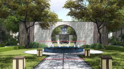 G-001-L-017景观小喷泉-林泉水砵-景观小品施工图