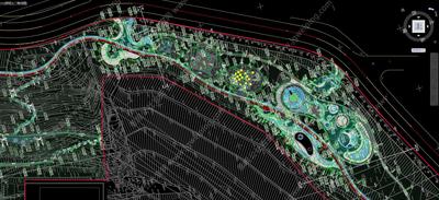 太极-瑜伽-象棋-五子棋-儿童运动-星球乐园-山地运动-最新-某城市社区运动公园景观全套施工图