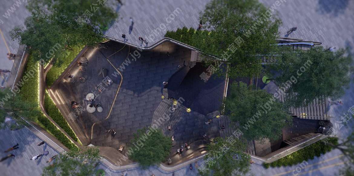 新-观己设计-香港置地-深入研究“上海豫园”的“五进空间礼序”-现代手法重塑东方智慧-商业街坊项目景观设计方案