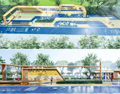 S-07-Z-142-网红线性构筑的综合性活动区SU精细模型