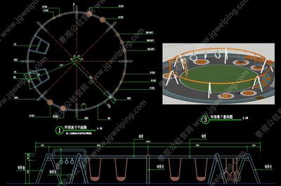 【山地公园景观施工图】-依山就势布局景观节点-巧妙构思利用场地空间-某市山地公园（一期）景观全套施工图