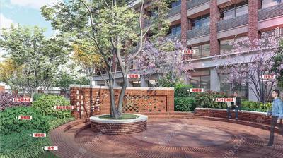 延续建筑风格的红砖艺术-中西融合碰撞的英伦风格-某**职业学院校园景观设计方案