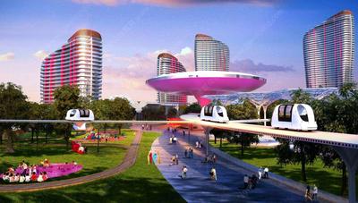 W-10-L-026某市中心片区总体规划策划设计方案+SU总体模型