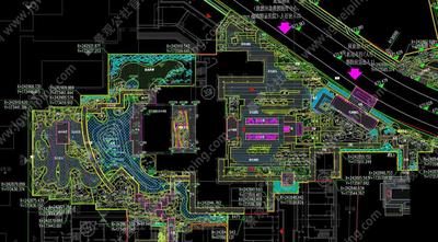 宋式美学-植物配置特好-庭院效果精致-最新-精工艺术植入自然深黑毛石-铸就超高景观调性-某康养中心景观全套施工图