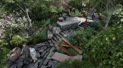 MLA+b.v.设计-山地公园经典参考-风景观光-森林漫步-山海慢行-三大主题-八种体验-某半山公园带竞标方案