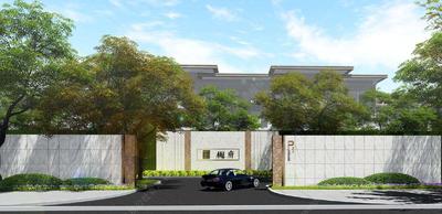 G-002-L-030中式风格祥云装饰景墙-停车场入口景墙-景观建筑小品施工图