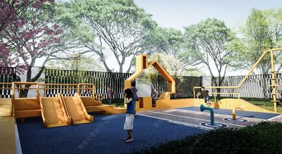 S-07-Z-152游乐设施-景观滑梯-儿童活动区SU模型