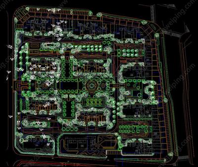 G-004-003株洲樾府南北区绿植-植物施工图