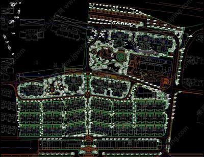 G-004-002最新整理-经典大区居住区-绿化图-植物施工图