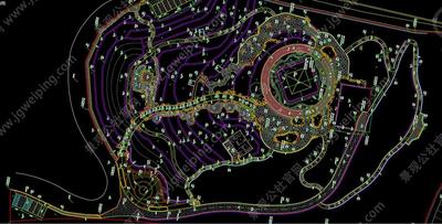 山涧跌水-梯田台地-景观挑台-山水回廊-2022最新-某山地公园景观设计全套施工图