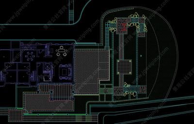 G-010-L-017现代-极简-台地-私家花园-庭院BASE平面图
