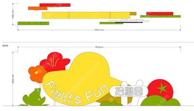 田园拾趣-亲子创意-萌宠艺术-动植物造型-某田园野趣项目标识系统标准化设计