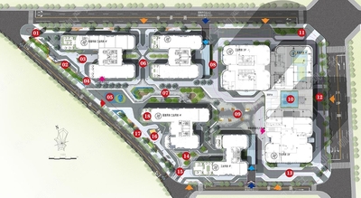 2024最新-文创为底-重构未来商办综合体-多元智能-打造艺术网红新地标-某高新科技数字经济科技创业园景观设计方案+全套施工图