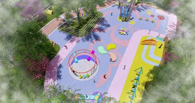 G-003-L-069梦幻儿童活动场地-亲子乐园-游乐设施-节点小场景施工图