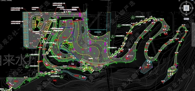 2024新-滑板场-镜面不锈钢柱子廊架-架空栈道-水磨石休闲长椅-自行车停车架-架空广场-某城市滨水公园景观全套施工图